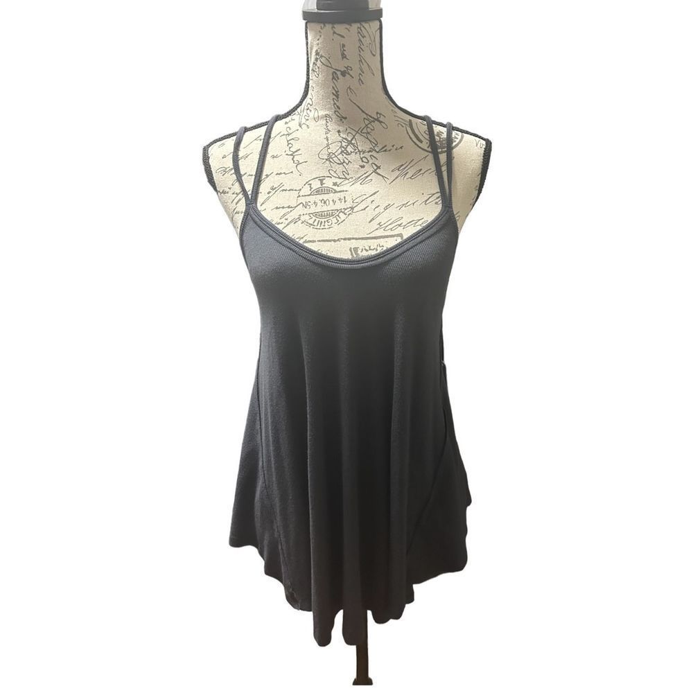 Free People Long Week-end Spaghetti Strap Top Size Medium.